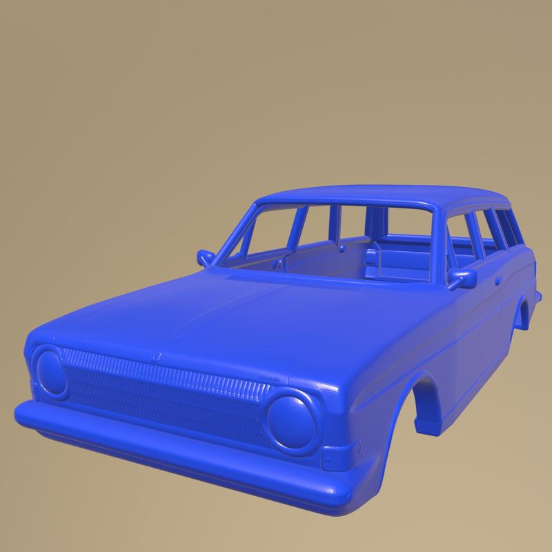 Ford Taunus station wagon 1967 PRINTABLE CAR BODY