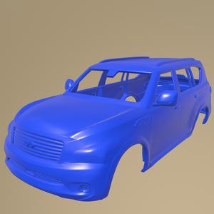 Infiniti QX 2011 PRINTABLE CAR BODY