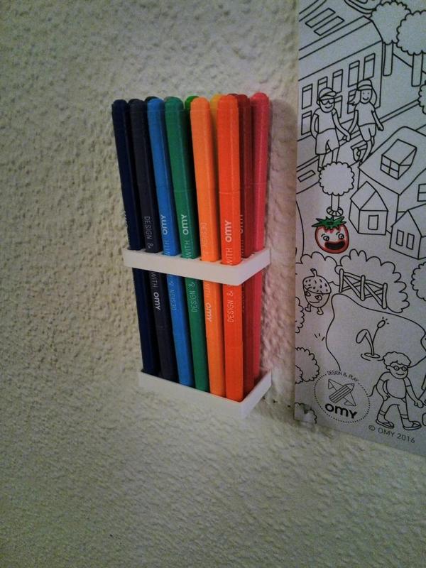 Wall Mount Pen Holder