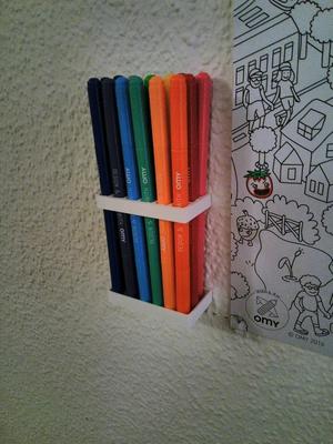 Wall Mount Pen Holder
