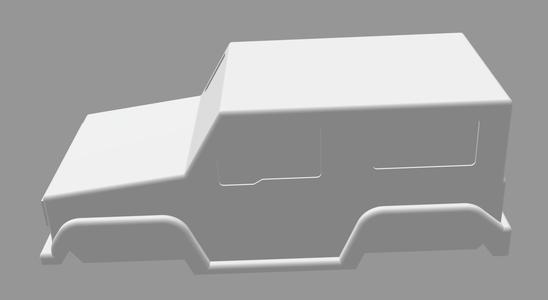 1/100 Suzuki Jimny scale model