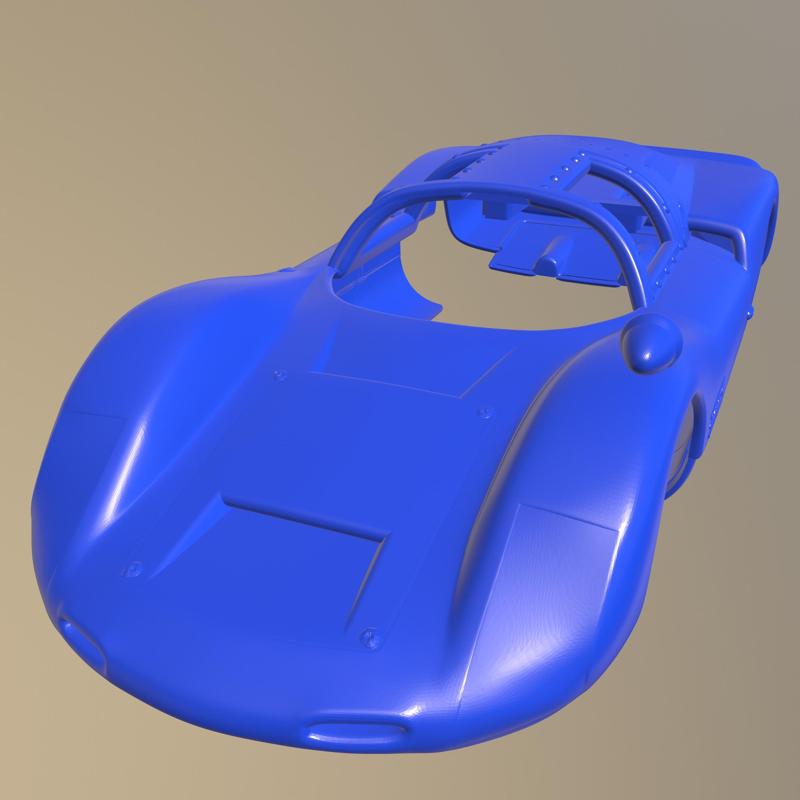 Porsche 906 Carrera 6 Coupe 1966 PRINTABLE CAR BODY