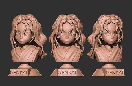 GENKAI BUST 3D MODEL