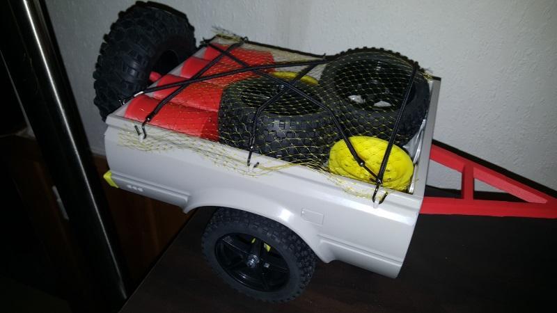 RC4WD Mojave Crawler Scaler Trailer Truck Chassis Trailer Hitch
