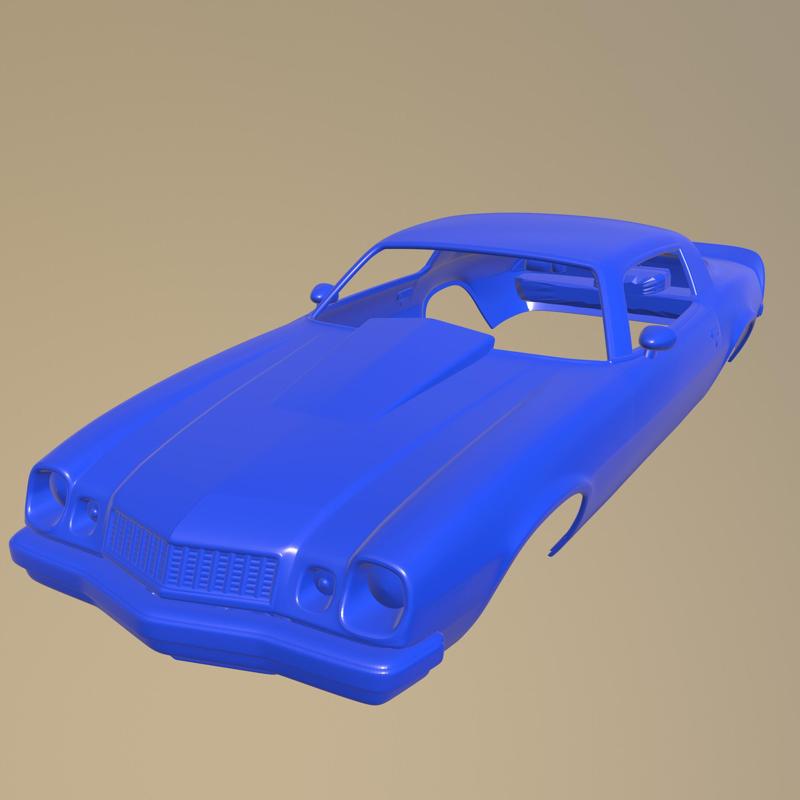 Chevrolet Camaro 1975 PRINTABLE CAR BODY
