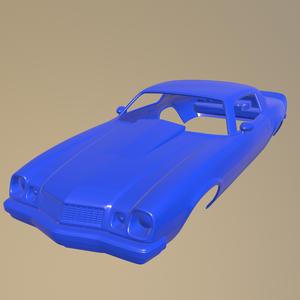 Chevrolet Camaro 1975 PRINTABLE CAR BODY