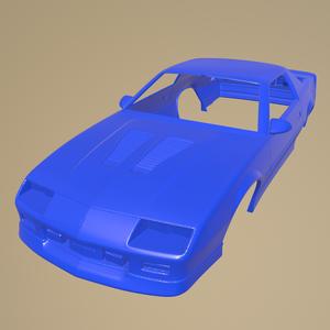 CHEVROLET CAMARO 1990 PRINTABLE CAR BODY
