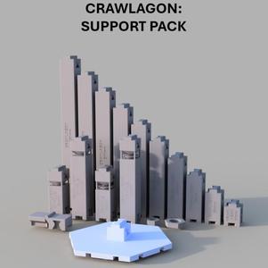 CRAWLAGON: *SUPPORT PACK* || RC rock crawling system for 1/24, 1/18, 1/16 scale RC crawlers