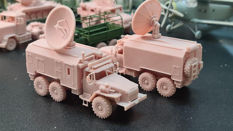 Satellite Mobile Station R-441-U on Ural-43203 chassis (Scale 1/72)