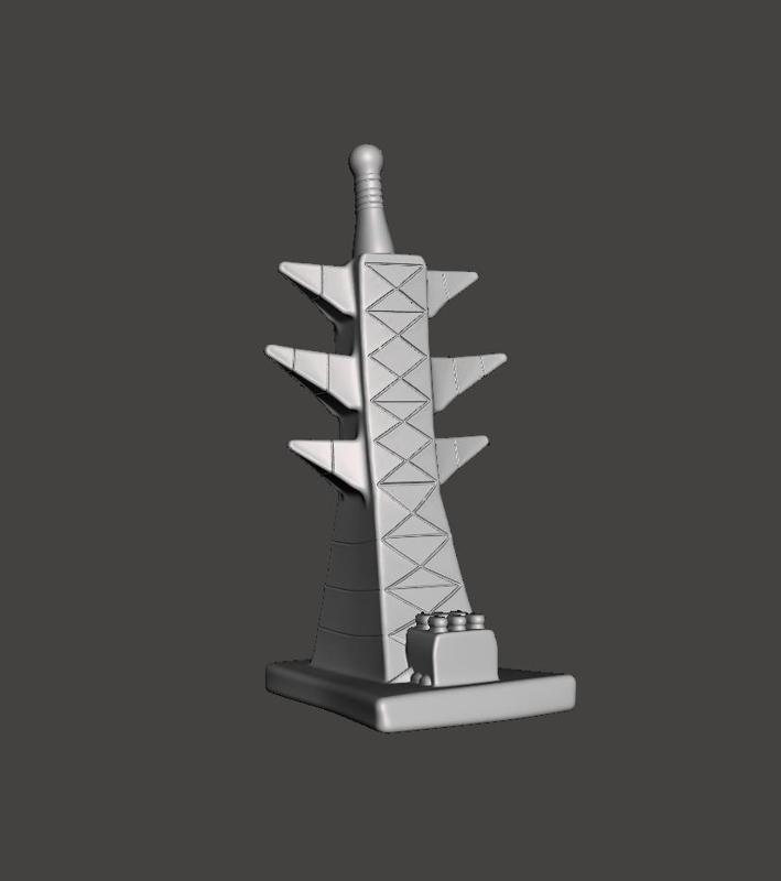 FAN ART KAIJU Electrical Power Plant DIORAMA GODZILLA KONG