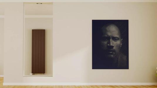 Halftone wall sticker Rock