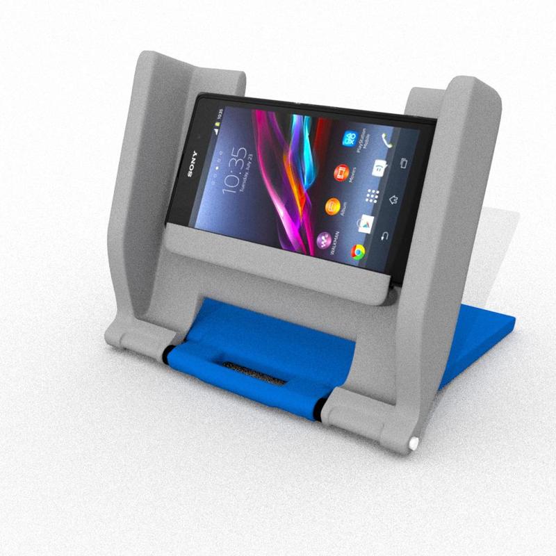 argentinian voting machine smartphone holder