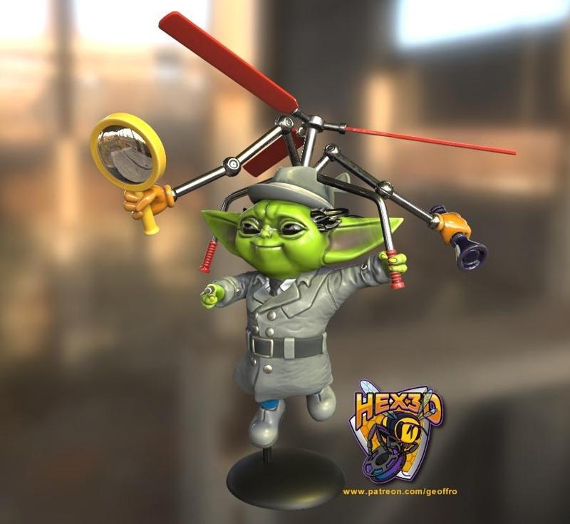 Grogu Gadget - Inspector Gadget