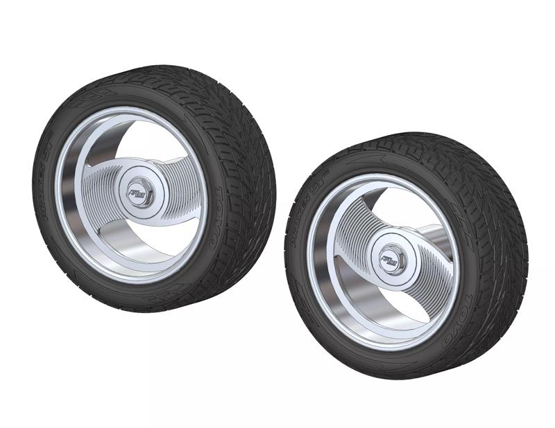 Wheels  20inch HRBB Deuce for your scale model