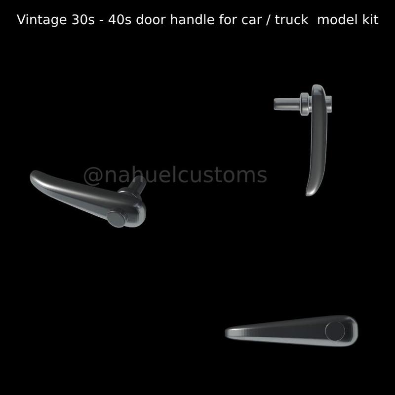 Vintage 30s - 40s door handle for car / truck  model kit