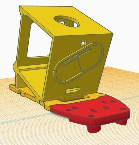 Realacc Genius 215 RX and VTX Antenna Mount