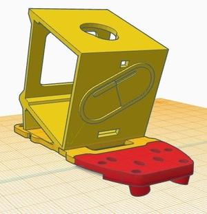 Realacc Genius 215 RX and VTX Antenna Mount