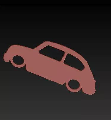 llavero fiat 600 keychain