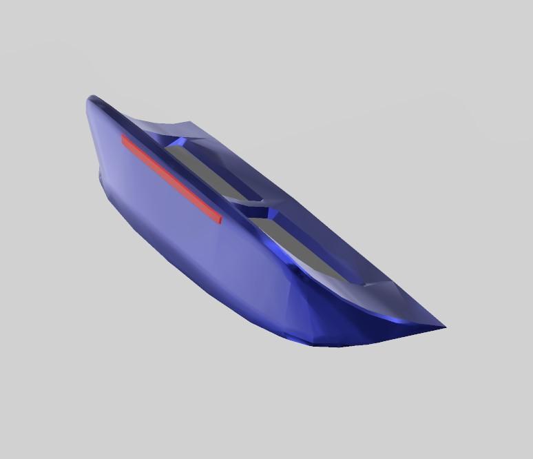 Porsche inspired Duck Tail Spoiler / Wing 1:24 & 1:25 Scale