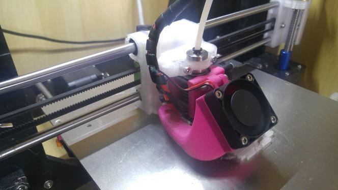 Migbot Prusa i3 - E3D v6/Lite6 Bowden Mount