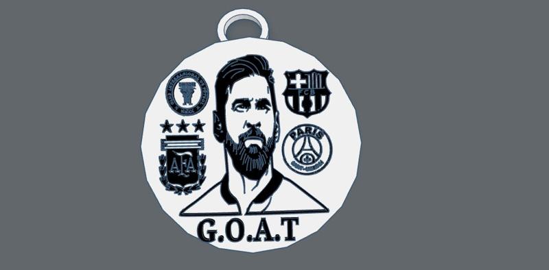 Messi Keychain