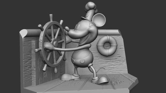 Mickey Mouse Original 1928 STL