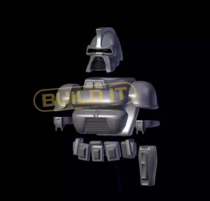 CYLON ARMOUR ARMOR COSTUME STL BATTLESTAR GALACTICA VINTAGE