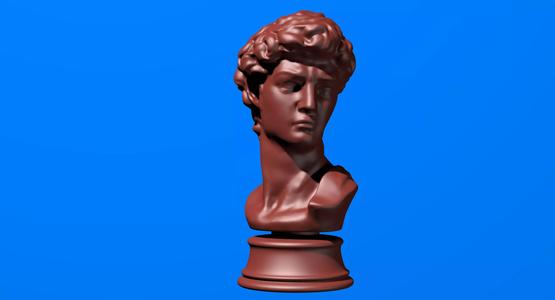 David Bust 3d Printer