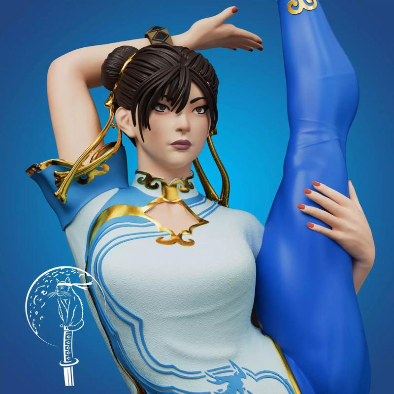 Chun Li Street Fighter SFW Bikini NSFW Ready For 3D Printing