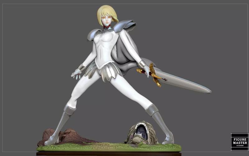 CLAYMORE CLARE FANTASY ANIME WARRIOR GIRL WOMAN ANIME CHARACTER