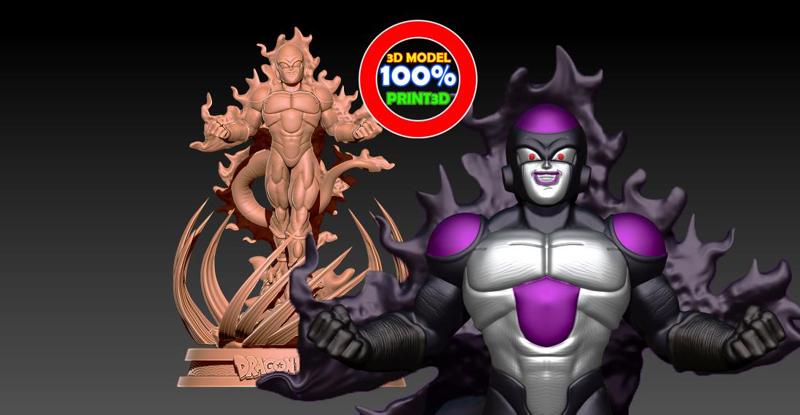 BLACK FRIEZA - dragonball - 3D print model
