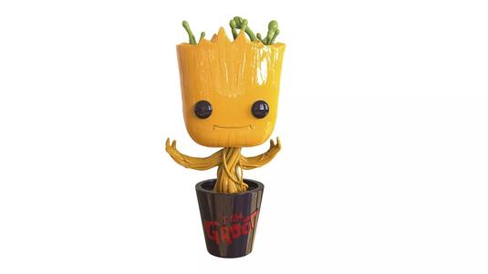 Dancing Groot Figure