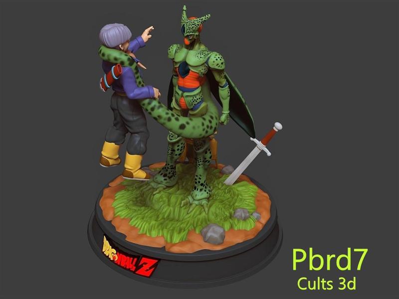 DRAGON BALL CELL VS TRUNKS DRAGON BALL Z