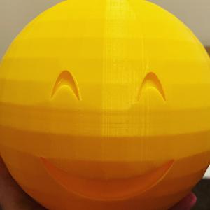 Low Poly Smile Emoji Piggy Bank