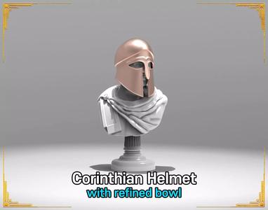 Corinthian Helmet with refined bowl