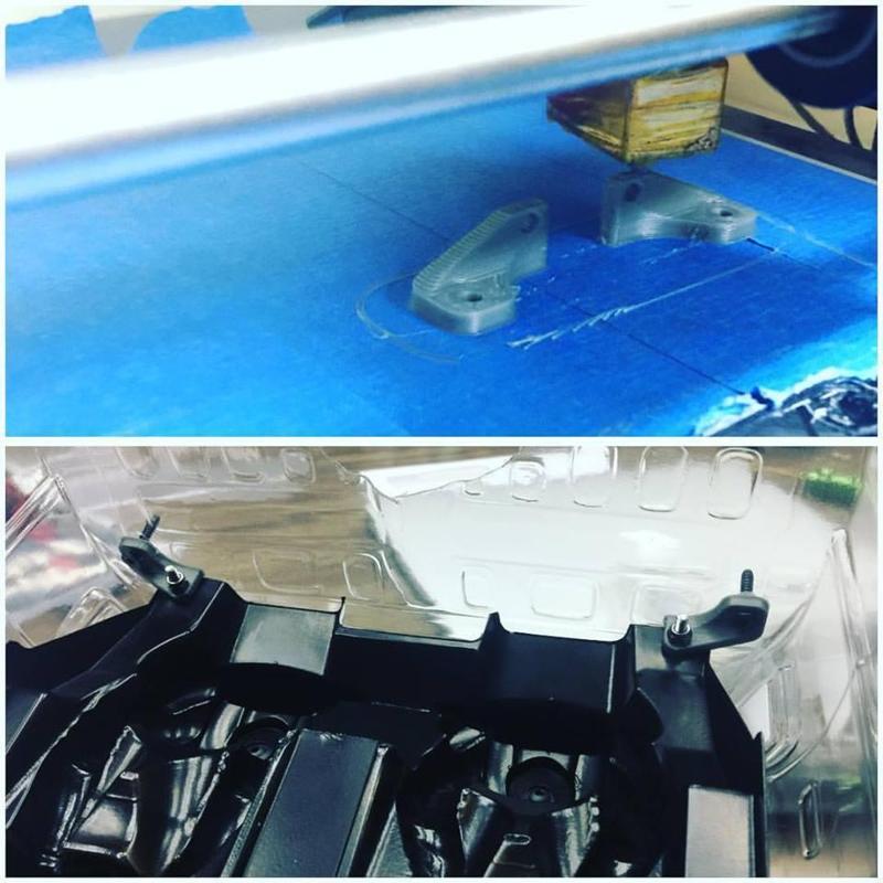 Axial Honcho Interior Adapter (using RR10 Bomber Interior)