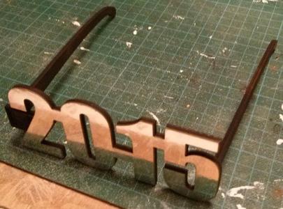 2015 laser cut party glasses