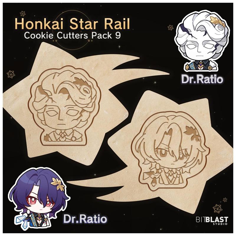 Honkai Star Rail Cookie Cutters Pack 9