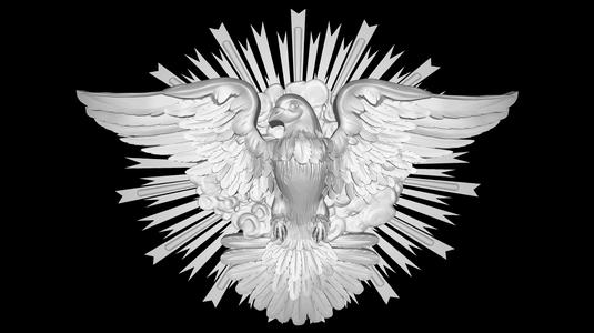 Holy Spirit Dove with Glorious Rays – Wall Plaque (STL for 3D printing)