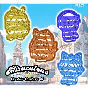 Ladybug & Cat Noir Cookie Cutters 3