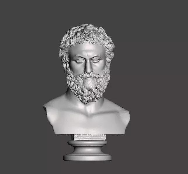 Thales of Miletus Bust 3d  printing