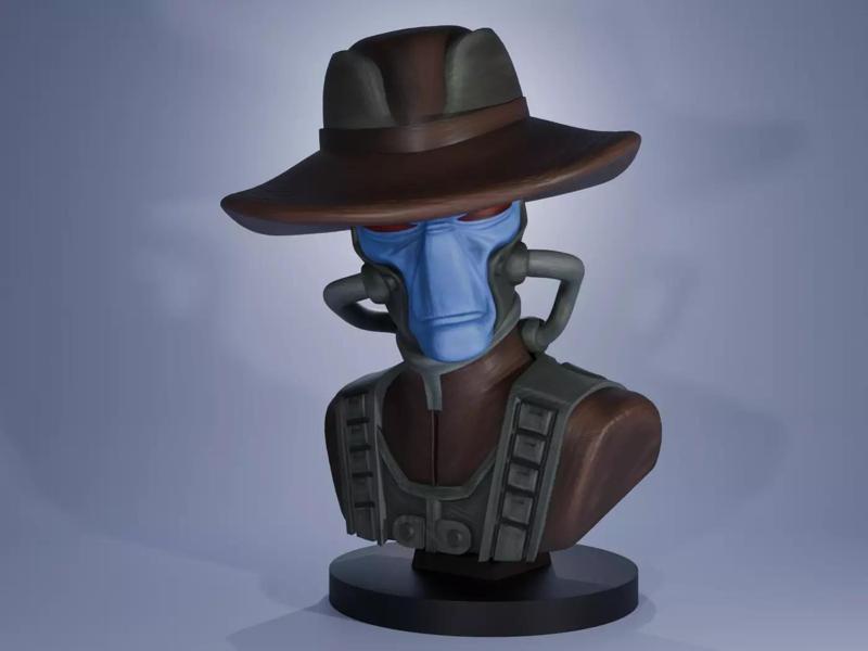 Cad Bane Bust Statue - Star Wars The Clone Wars