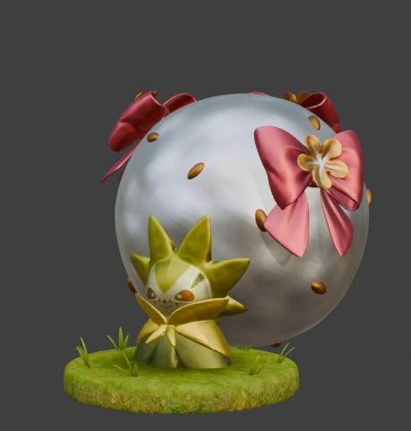 Eldegoos Fashion Style Pokemon - Ready to Print