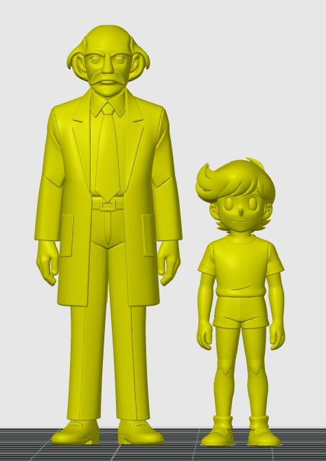 Shiro Kabuto and Juzo Kabuto (Mazinger Z 1972) (Mazinga) (マジンガーZ) 3D models.