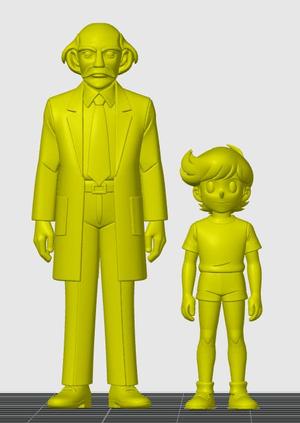 Shiro Kabuto and Juzo Kabuto (Mazinger Z 1972) (Mazinga) (マジンガーZ) 3D models.