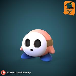 Shy guy kirby