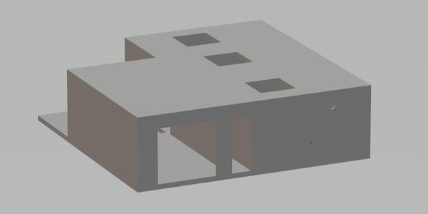 Two-bedroom house 100m2