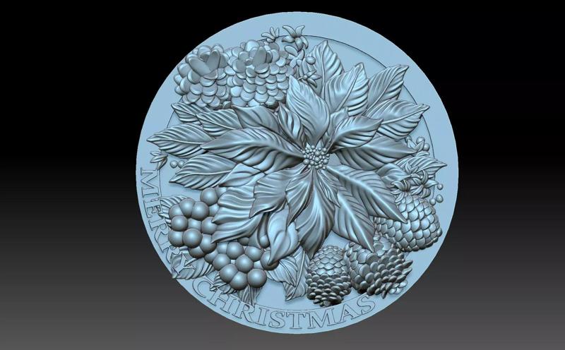 Flower Christmas Star