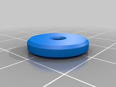 Universal stand-alone filament spool holder (Fully 3D-printable) Remixed for 3mm filament wheels