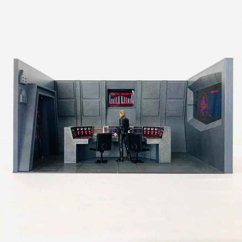 Endor Bunker Control Room Diorama